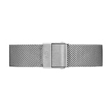 Buy Shop Daniel Wellington Petite Sterling Black Dial Silver Mesh Bracelet Watch For Women - DW00100304 USA Online