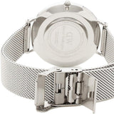 Buy Shop Daniel Wellington Petite Sterling Quartz White Dial Silver Mesh Bracelet Watch For Men - DW00100306 USA Online