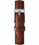 Buy Shop Daniel Wellington Petite White Dial Brown Leather Strap Watch For Women - DW00100243 USA Online