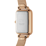 Buy Shop Daniel Wellington Quadro Pressed Melrose Pink Dial Pink Mesh Bracelet Watch For Women - DW00100510 USA Online