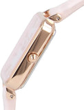 Buy Shop Daniel Wellington Quadro Pressed Mother of Pearl Pink Dial Pink Leather Strap Watch For Women - DW00100508 USA Online