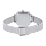 Buy Shop Daniel Wellington Quadro Studio Black Dial Silver Mesh Strap Watch For Women - DW00100522 USA Online