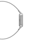 Buy Shop Daniel Wellington Quadro Studio Black Dial Silver Mesh Strap Watch For Women - DW00100522 USA Online