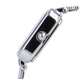 Buy Shop Daniel Wellington Quadro Studio Black Dial Silver Mesh Strap Watch For Women - DW00100522 USA Online