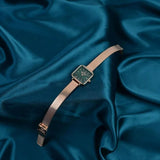 Buy Shop Daniel Wellington Quadro Studio Green Dial Rose Gold Mesh Strap Watch For Women - DW00100520 USA Online