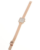 Buy Shop Daniel Wellington Quadro Studio White Dial Rose Gold Mesh Strap Watch For Women - DW00100517 USA Online
