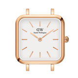 Buy Shop Daniel Wellington Quadro Studio White Dial Rose Gold Mesh Strap Watch For Women - DW00100517 USA Online