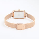 Buy Shop Daniel Wellington Quadro Unitone Rose Gold Dial Rose Gold Mesh Strap Watch For Women - DW00100484 USA Online