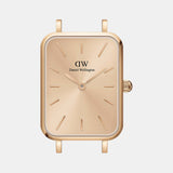 Buy Shop Daniel Wellington Quadro Unitone Rose Gold Dial Rose Gold Mesh Strap Watch For Women - DW00100484 USA Online