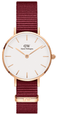 Buy Shop Daniel Wellington Roselyn 3A Petite White Dial Red NATO Strap Watch For Women - DW00100293 USA Online