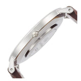 Buy Shop Daniel Wellington St Mawes White Dial Brown Leather Strap Watch For Men - DW00100052 USA Online