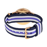 Buy Shop Daniel Wellington Classic Trinity White Dial Three Tone Nylon Strap Watch For Women - 0509DW USA Online