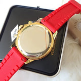 Buy Shop Fossil Bannon Multifunction Black Dial Red Silicone Strap Watch for Men - BQ2499 USA Online