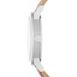 Buy Shop Burberry The City Silver Dial Brown Leather Strap Watch for Women - BU9025 USA Online