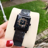 Buy Shop Guess Highline Black Dial Black Mesh Bracelet Watch for Women - W0826L4 USA Online
