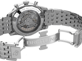Buy Shop Breitling Navitimer B01 Chronograph 43 Black Dial Silver Steel Strap Watch for Men - AB0138211B1A1 USA Online