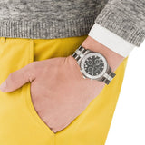 Buy Shop Marc Jacobs Blade Chronograph Black Dial Two Tone Steel Strap Watch for Women - MBM3179 USA Online