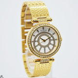 Buy Shop Guess Muse Crystals White Dial Rose Gold Steel Strap Watch For Women - W1008L2 USA Online