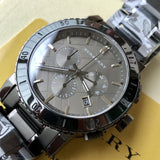 Buy Shop Burberry The City Grey Dial Gunmetal Grey Steel Strap Watch for Men - BU9381 USA Online
