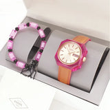 Buy Shop Fossil Candy White Dial Brown Leather Strap Watch for Women - ES3537 USA Online
