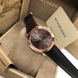 Buy Shop Burberry The City Brown Dial Brown Leather Strap Watch for Men - BU9013 USA Online
