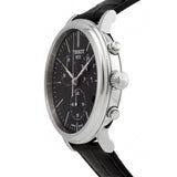Buy Shop Tissot Carson Premium Chronograph Black Dial Black Leather Strap Watch For Men - T122.417.16.051.00 USA Online