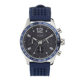 Buy Shop Guess Fleet Chronograph Black Dial Blue Rubber Strap Watch for Men - W0971G2 USA Online