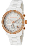 Buy Shop Michael Kors Ceramic White Dial White Steel Strap Watch for Women - MK5269 USA Online