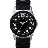 Buy Shop Marc Jacobs Pelly Black Dial Black Silicone Strap Watch for Women - MBM2544 USA Online
