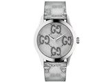 Buy Shop Gucci G Timeless Quartz Grey Dial Grey Leather Strap Watch For Men - YA1264058 USA Online