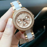 Buy Shop Fossil Stella Multifunction Rose Gold Dial Two Tone Steel Strap Watch for Women - ES4755 USA Online