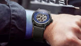 Buy Shop Maserati Epoca Automatic Skeleton Blue Dial Mesh Bracelet Watch For Men - R8823118002 USA Online