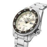 Buy Shop Seiko 5 Sports SKX Automatic Cream Dial Silver Steel Strap Watch For Men - SRPK31K1 USA Online