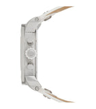 Buy Shop Diesel Badass Chronograph White Dial White Leather Strap Watch For Men - DZ7265 USA Online