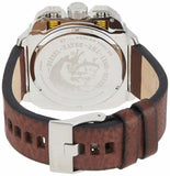 Buy Shop Diesel BAMF Chronograph Beige Dial Brown Leather Strap Watch For Men - DZ7343 USA Online