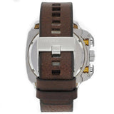 Buy Shop Diesel BAMF Chronograph Beige Dial Brown Leather Strap Watch For Men - DZ7343 USA Online