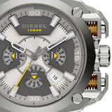 Buy Shop Diesel BAMF Chronograph Beige Dial Brown Leather Strap Watch For Men - DZ7343 USA Online