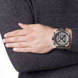 Buy Shop Diesel BAMF Chronograph Gray Dial Gray Steel Strap Watch For Men - DZ7344 USA Online