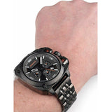 Buy Shop Diesel BAMF Chronograph Gray Dial Gray Steel Strap Watch For Men - DZ7344 USA Online