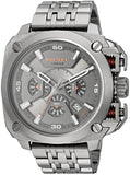 Buy Shop Diesel BAMF Chronograph Gray Dial Gray Steel Strap Watch For Men - DZ7344 USA Online