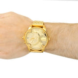 Buy Shop Diesel Big Daddy Analog Gold Dial Gold Stainless Steel Watch For Men - DZ7287 USA Online