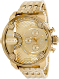 Buy Shop Diesel Big Daddy Analog Gold Dial Gold Stainless Steel Watch For Men - DZ7287 USA Online