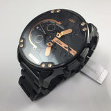 Buy Shop Diesel Big Daddy Chronograph Black Dial Black Steel Strap Watch For Men - DZ7312 USA Online