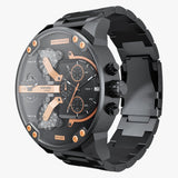 Buy Shop Diesel Big Daddy Chronograph Black Dial Black Steel Strap Watch For Men - DZ7312 USA Online