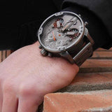 Buy Shop Diesel Mr Daddy 2.0 Chronograph Grey Dial Grey Steel Strap Watch For Men - DZ7315 USA Online