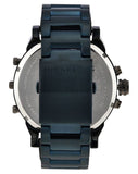 Buy Shop Diesel Daddy 2.0 Chronograph Grey Dial Blue Steel Strap Watch For Men - DZ7414 USA Online