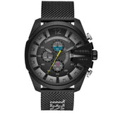 Buy Shop Diesel Mega Chief Chronograph Black Dial Black Mesh Bracelet Watch For Men - DZ4514 USA Online