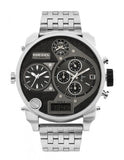 Buy Shop Diesel Mr Daddy 1.0 Black Dial Stainless Steel Stainless Watch For Men - DZ7221 USA Online