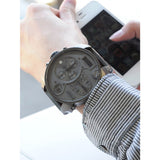 Buy Shop Diesel Mr Daddy 1.0 Gray Dial Gray Stainless Steel Watch For Men - DZ7247 USA Online