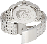Buy Shop Diesel Mini Daddy Dual Time Silver Dial Stainless Steel Watch For Men - DZ7305 USA Online
